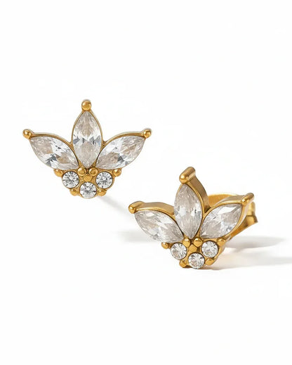 Boucles d'oreilles "IMEN" - Bleu Saphir