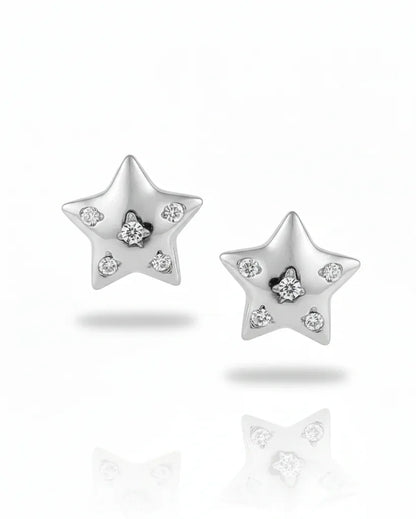 Boucles d'oreilles "IVY" - Bleu Saphir