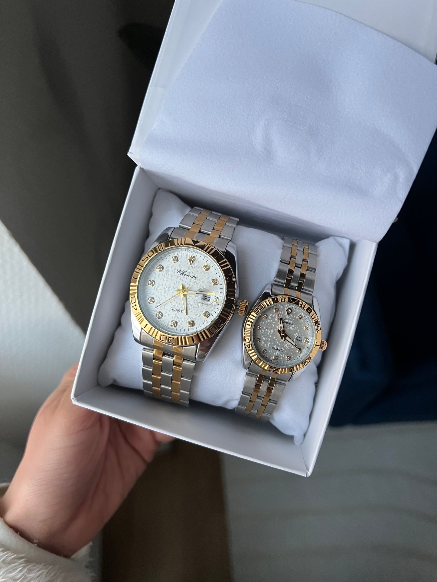 Coffret montre "POWER COUPLE" · spécial couple 👩‍❤️‍👨