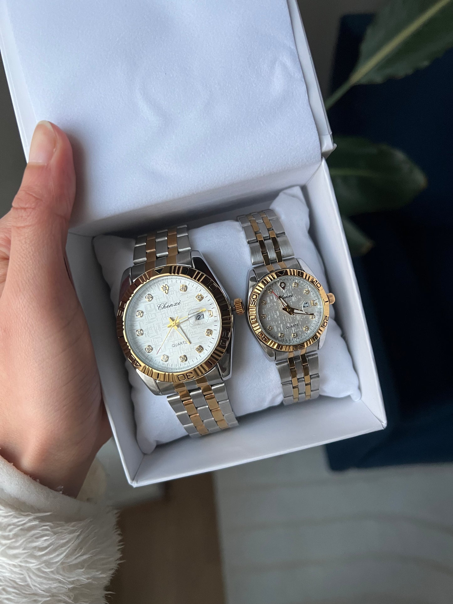 Coffret montre "POWER COUPLE" · spécial couple 👩‍❤️‍👨