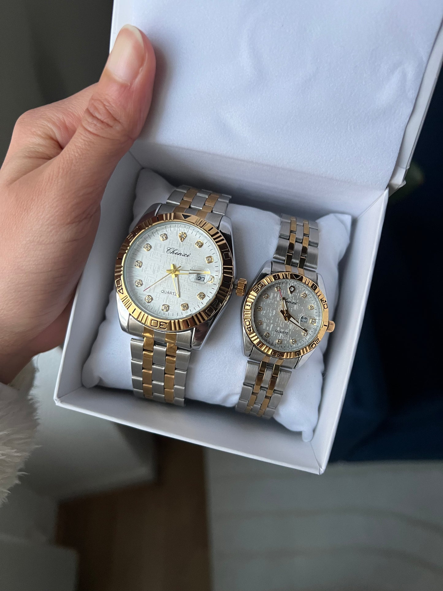 Coffret montre "POWER COUPLE" · spécial couple 👩‍❤️‍👨