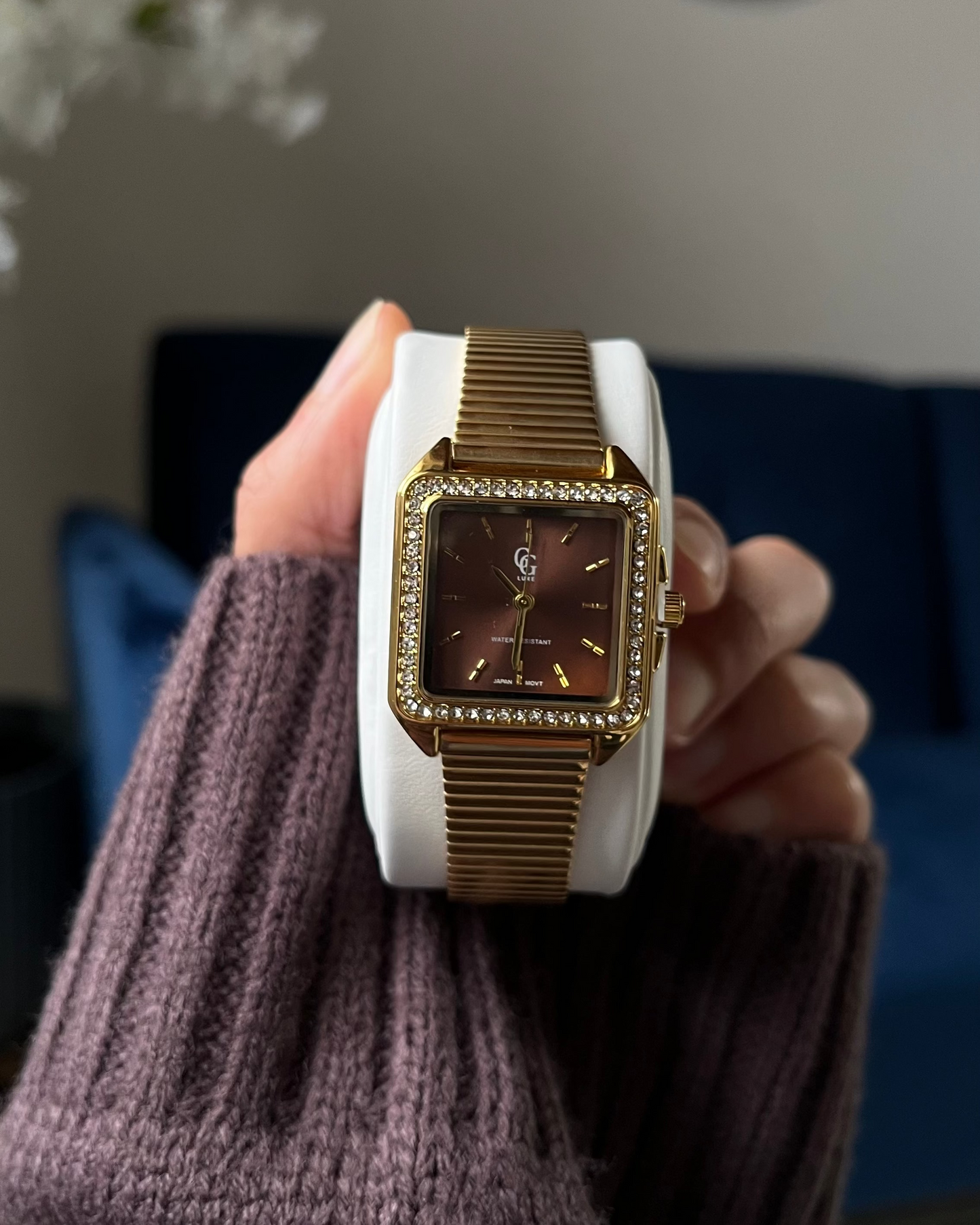 Montre "MONACO" · Moka