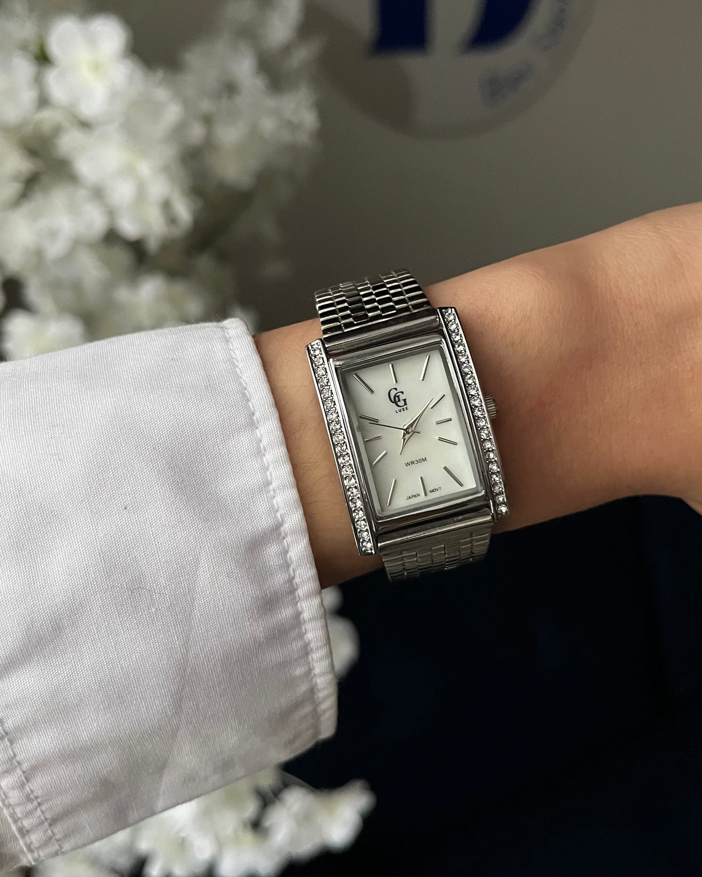 Montre "ASMA" · Argenté