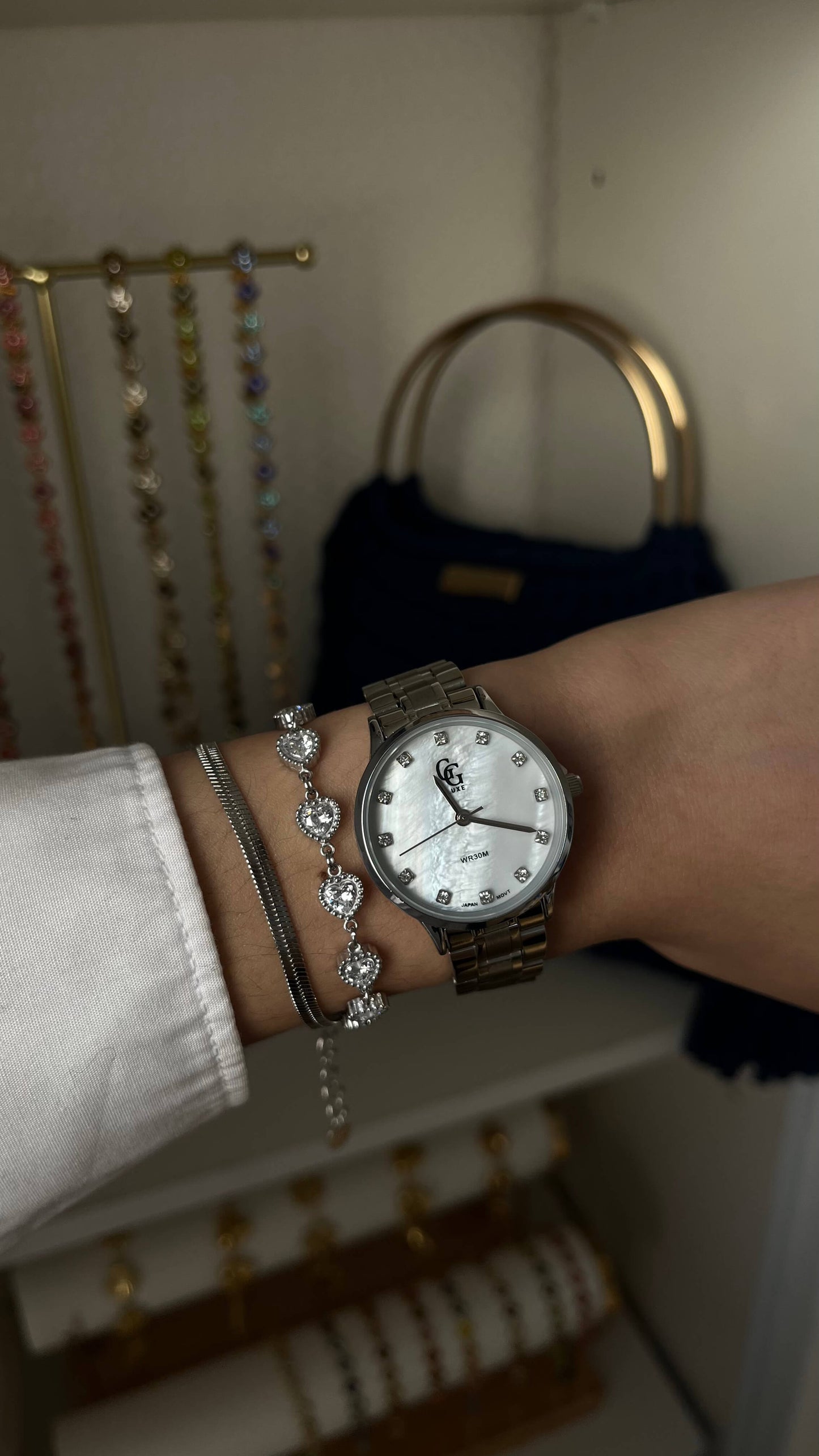 Combo "GENEVE" (bracelets + montre + écrin offert)