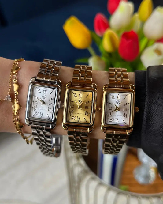 Montre VICTORIA - acier inoxydable et ajustable