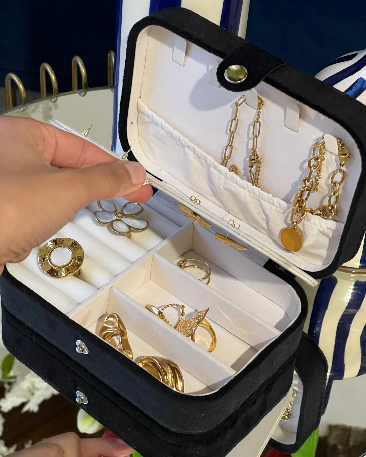 Boite à bijoux "La Raffinée" (Noire)