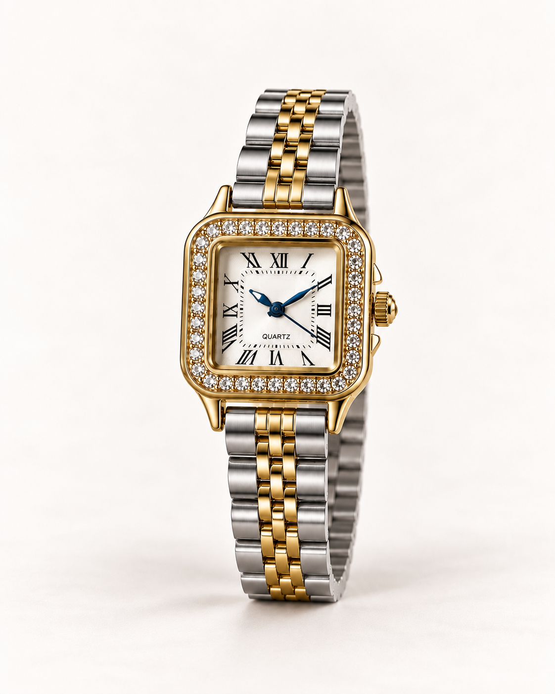 Montre "VICE CITY" · Bicolore (dorée & argentée)
