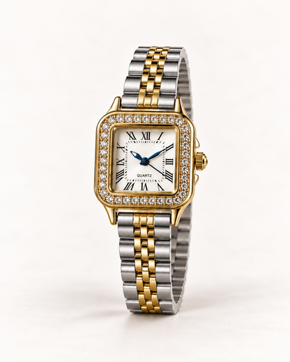 Montre "VICE CITY" · Bicolore (dorée & argentée)