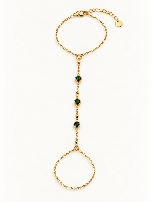 Chaine de main "EMERAUDE"