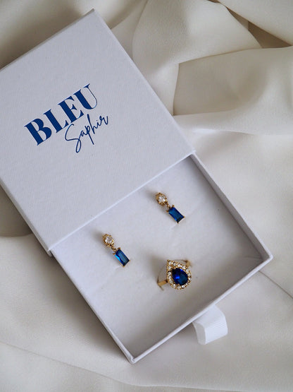 Écrin cadeau à offrir - Bleu Saphir