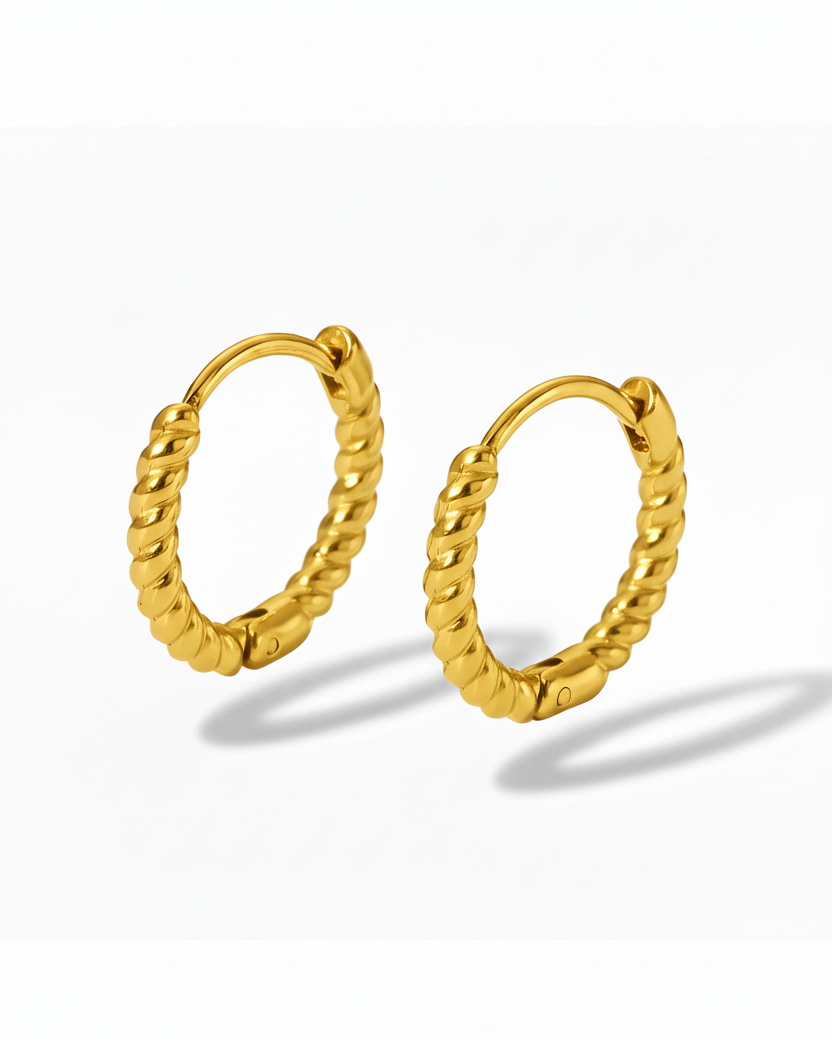 Boucles d'oreilles "TORSADE S"