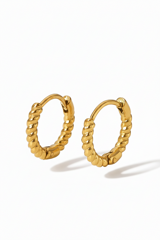 Boucles d'oreilles "TORSADE XS"