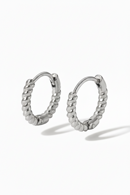 Boucles d'oreilles "TORSADE XS"
