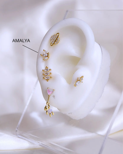 Piercing "AMALYA" - Bleu Saphir