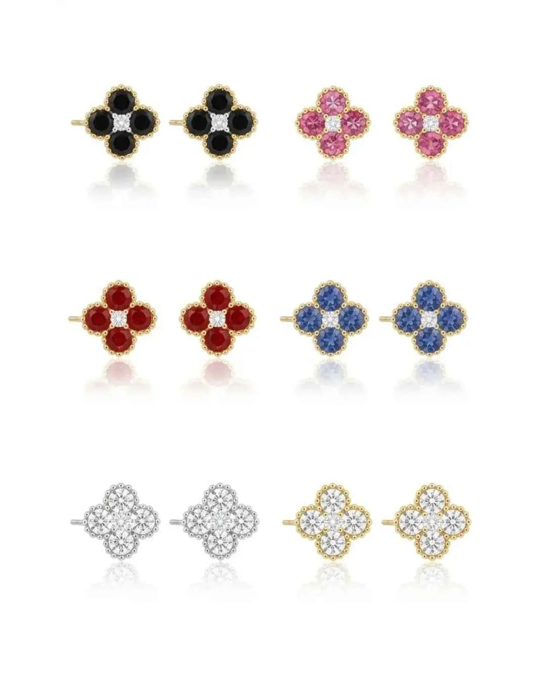 Boucles d'oreilles MONTAIGNE - puces vendues par paire