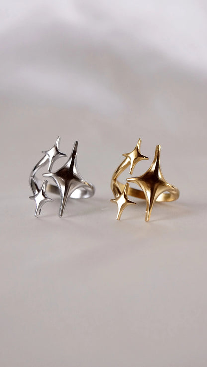 Bague "VENUS" - Bleu Saphir