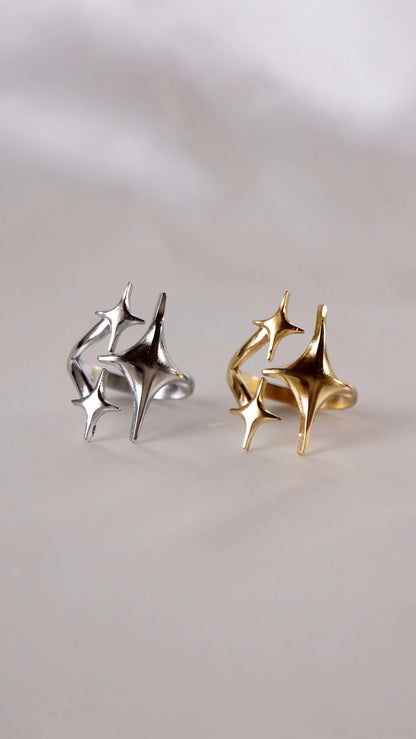 Bague "VENUS" - Bleu Saphir