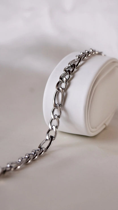 Bracelet gourmette · Homme - Bleu Saphir