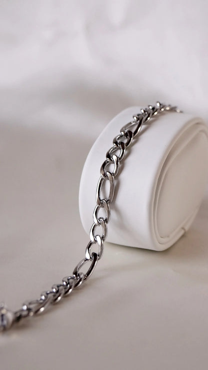 Bracelet gourmette · Homme - Bleu Saphir