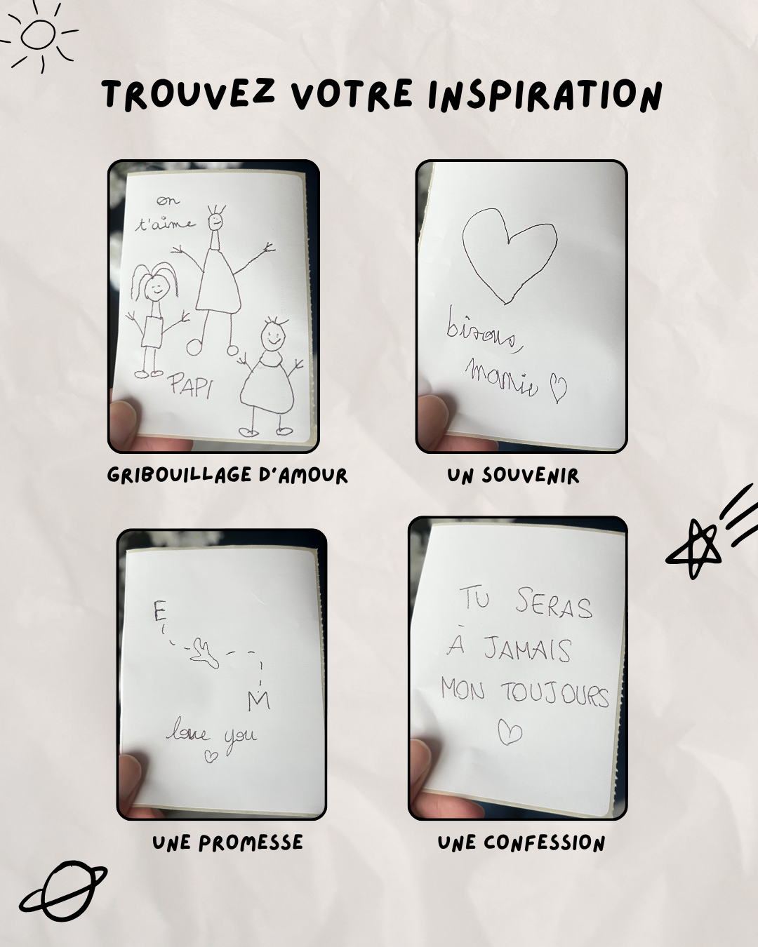 "CONFESSION" - Porte-clé coeur gravé à partir d’une photo