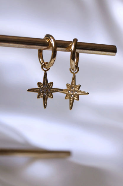 Boucles d'oreilles "HOLLYWOOD" - Bleu Saphir